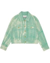Ganni - Denim Jack - Lyst