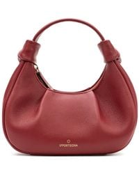 La Portegna - Anita Knotted Leather Tote Bag - Lyst