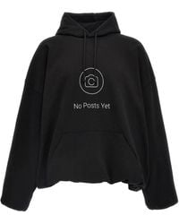 Vetements - No Posts' Hoodie Met Grafische Print - Lyst
