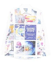 Kidsuper - Book Page Patchwork Shirt - Lyst