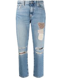 Polo Ralph Lauren - Patchwork Mid-rise Jeans - Lyst