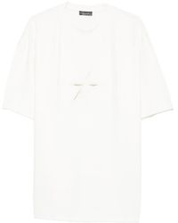 Mugler - T-Shirt Mit Cut-Out - Lyst