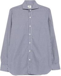 Luigi Borrelli Napoli - Overhemd Met Gingham Ruit - Lyst
