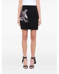 Neil Barrett - Eagle-Print Mini Skirt - Lyst