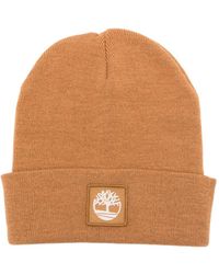 Timberland - Logo-Patch Beanie - Lyst