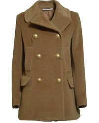Tagliatore - Double-Breasted Button-Fastening Coat - Lyst