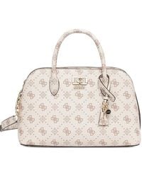 Guess - Emelie Monogram-Print Tote Bag - Lyst