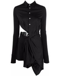DIESEL - D-Elm Asymmetric Shirt Dress - Lyst
