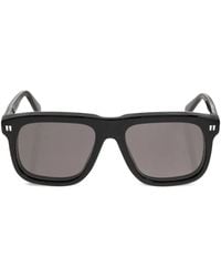 Off-White c/o Virgil Abloh - Logo-Print Square-Frame Sunglasses - Lyst