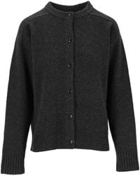 Loulou de Saison - Aidar Button-Up Knitted Cardigan - Lyst