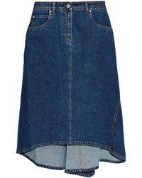 Etro - Denim Midi Skirt - Lyst