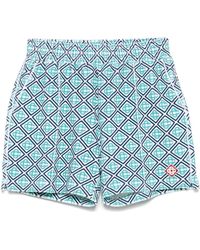CASABLANCA - Bermudas de toalla con monograma - Lyst