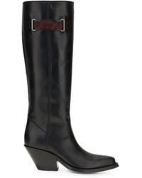 Chloé - Azelan Knee-High Leather Boots - Lyst