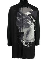 Yohji Yamamoto - Overhemd Met Print - Lyst