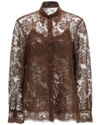 Ermanno Scervino - Embroidered Lace Blouse - Lyst