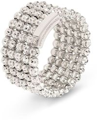 Officina Bernardi - 18kt White Gold Moon Diamond Ring - Lyst