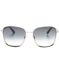 Tom Ford - Square-Frame Oversized Sunglasses - Lyst