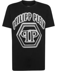 Philipp Plein - Logo-Print Cotton T-Shirt For - Lyst