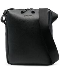 Calvin Klein - Logo-Print Messenger Bag - Lyst