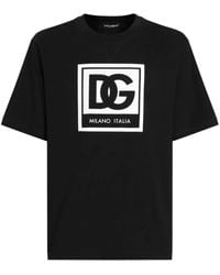 Dolce & Gabbana - Graphic Logo Short Sleeve T-Shirt - Lyst