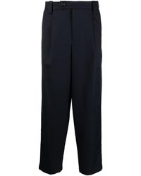 A.P.C. - Renato Pleated Wool Trousers - Lyst