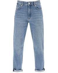 Max Mara - Navata Logo-Patch Button Jeans - Lyst
