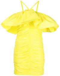 MSGM - Minikleid Mit Rüschen - Lyst