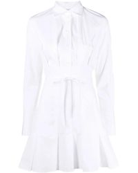Patou - Kurzes Hemdkleid Mit Falten - Lyst