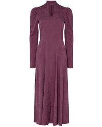 Temperley London - Madame Floral-Pattern Midi Dress - Lyst