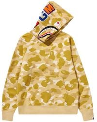A Bathing Ape - Color Camo Shark Hoodie - Lyst