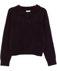 Soft Goat - Jersey con cuello en V - Lyst