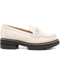 Clarks - Orianna Chain Link-Detail Loafers - Lyst