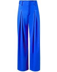 Alejandra Alonso Rojas - Wool Palazzo Trousers - Lyst