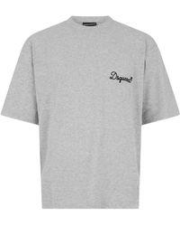 DSquared² - T-Shirt À Détail De Logo - Lyst