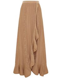 Zimmermann - Aster Pointelle Gebreide Rok - Lyst