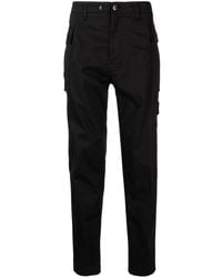 Stone Island - Compass-patch Tapered Trousers - Lyst