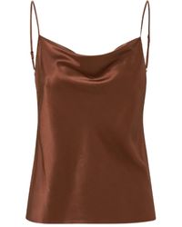 Veronica Beard - Top con cuello desbocado - Lyst