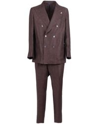 Tombolini - Zero Gravity Double-Breasted Linen Suit - Lyst