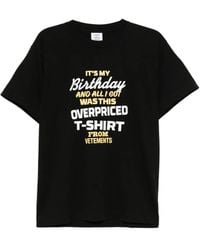 Vetements - Camiseta con motivo gráfico - Lyst
