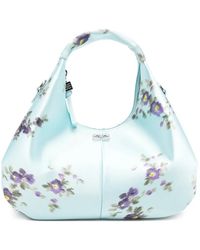 Ganni - Floral-Print Tote Bag - Lyst