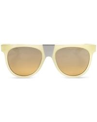 Calvin Klein - Sonnenbrille Mit Eckigem Gestell - Lyst