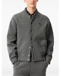 Lacoste - Veste Bomber À Boutonnière - Lyst