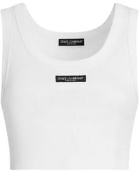 Dolce & Gabbana - Dolce & Gabbana Tank Top - Lyst