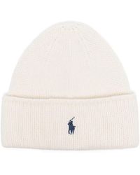 Polo Ralph Lauren - Polo Pony-Embroidered Beanie Hat - Lyst