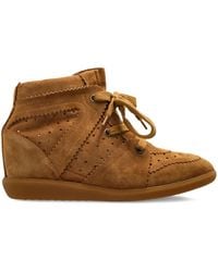 Isabel Marant - Perforated Wedge Ankle Boots - Lyst