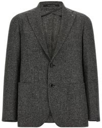 Tagliatore - Montecarlo Single-Breasted Blazer - Lyst