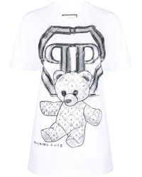 Philipp Plein - Teddy Bear-print T-shirt - Lyst