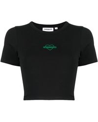 Chocoolate - Cropped-T-Shirt mit Logo-Print - Lyst