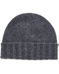Drumohr - Gerippte Kaschmirbeanie - Lyst