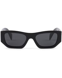Prada - Cat-Eye-Sonnenbrille mit Logo-Gravur - Lyst